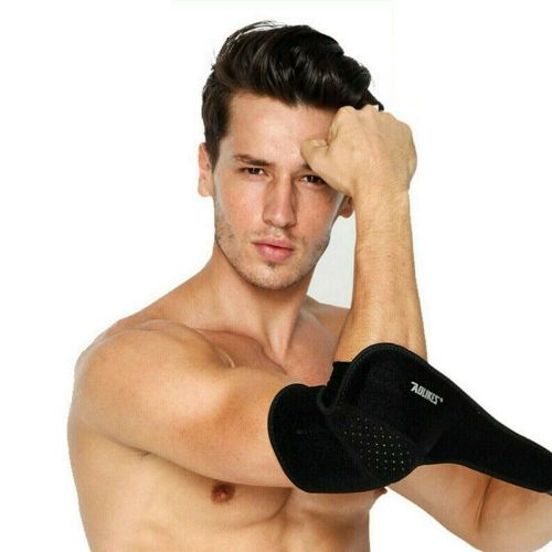 Compression Arm Sleeves Infused Fit Elbow Support Brace Joint Pain Relief Sports