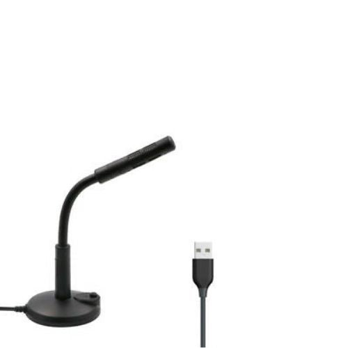 USB Desktop Microphone Mic with On Off Button Mute for Computer Laptop