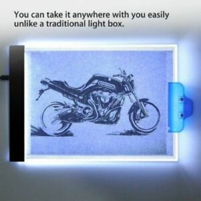 A4 LED Light Box Tracing Drawing Board Art Design Pad Copy Lightbox Day&Light CA