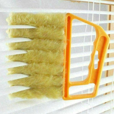 VENETIAN BLIND CLEANER BRUSH DUSTER WITH 7 SLATS WASHABLE EASY TO USE CLEANING