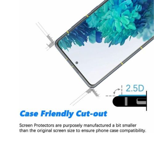 Premium Tempered Glass Screen Protector for Samsung Galaxy S20 FE