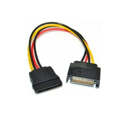 SATA Power 8 inch 8in 15 PIN Serial ATA Power Extension Internal Cable MF