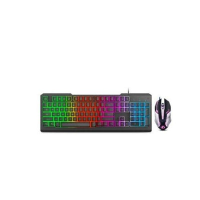 Gaming Keyboard USB Wired Floating Keyboard Quiet Ergonomic with RGB Light