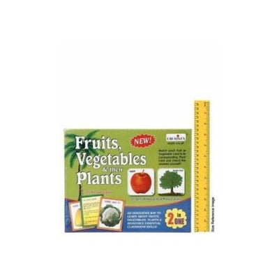 Vegetables And Their Plants Card Game For Creative Educational , Multicolor CA