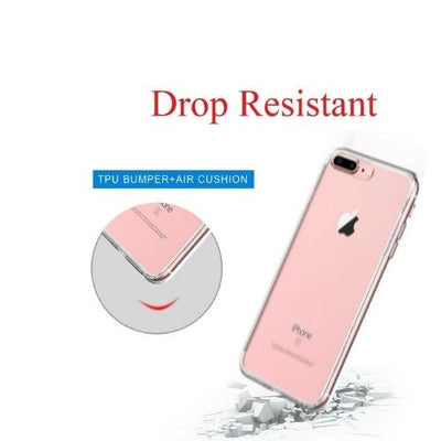 For iPhone 7 Plus & iPhone 8 Plus Case Superior Clear Soft TPU Silicone Cover