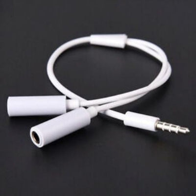 Y Splitter Cable 3.5 mm 1 Male to 2 Dual Female Audio Cable For Earphone Headset