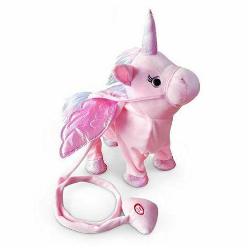 Electric Walking Unicorn Plush Toy Stuffed Animal Toy Electronic Music For Kids