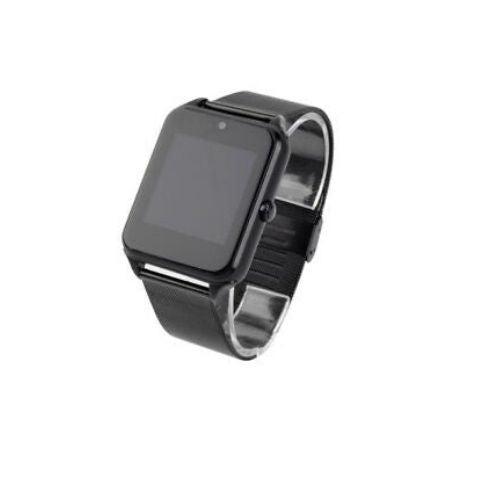 Bluetooth Smart Watch Unlocked GSM Phone Stainless Steel Band For Android iPhone