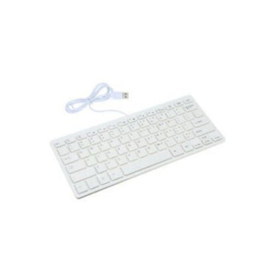 USB Mini Keyboard with Chocolate Buttons Stylish Portable Ultra Slim for Mac PC