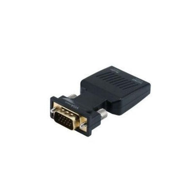 VGA To HDMI Converter Adapter w/ Aux Audio 1080P for TV LCD Monitor Display