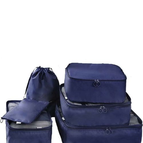 6pcs/set Travel Organizer Storage Bags Portable Luggage Organizer Suitcase Pack