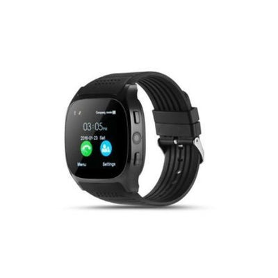 Android Bluetooth Smart Watch Unlocked Cell Phone Camera For Android Black