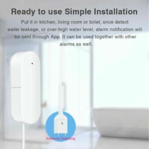 Tuya Smart WiFi Water Leak Sensor Flood Leakage Level Overflow Detector