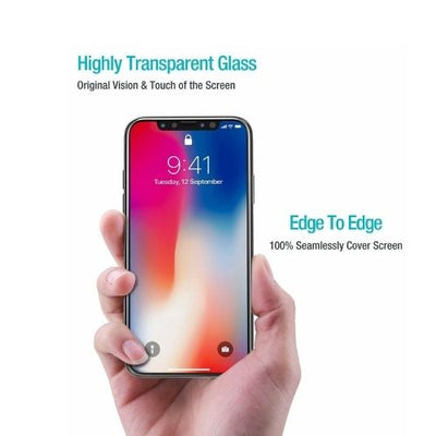 Premium 3D Curved Tempered Glass Screen Protector For iPhone X / XS / 11 Pro XR