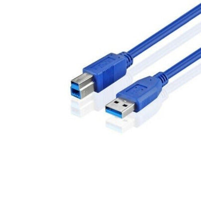 10F USB 3.0 Type AB A Male to B Male Cable A-B MM Cord Wire 13M for Printer Blue