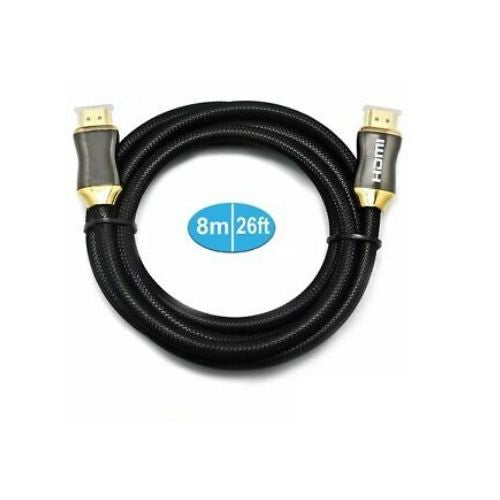 Premium 4K HDMI Cable 2.0 High Speed Gold Plated Braided Lead 2160P 3D HDTV UHD