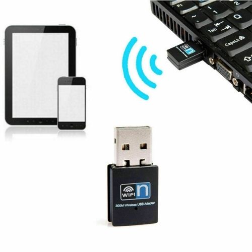 300Mbps Wireless USB Wifi Adapter for Desktops Laptops Windows 802.11 n/g/b