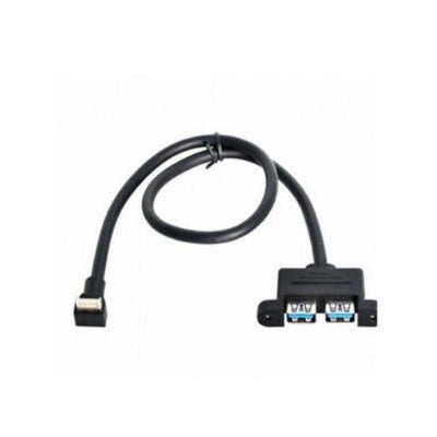 USB 3.1 Front Panel Header Key-B to Dual USB 3.0 Female Extension Cable 50cm