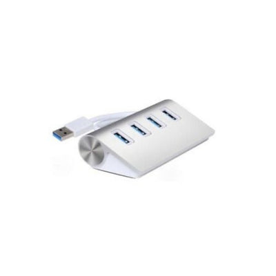 4 Port Aluminum USB 3.0 HUB 5Gbps High Speed For PC Laptop Mac