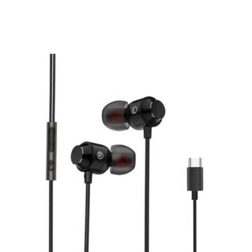 USB-C Headset Type C In-Ear Earbuds with Volume Control and Mic Headphone