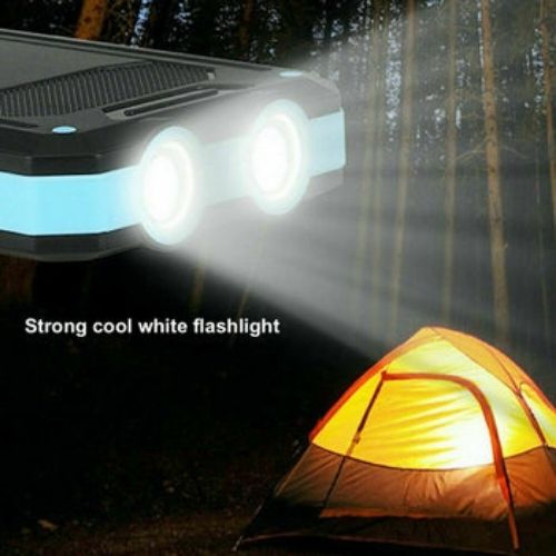 Solar Power Bank 20000mAh Charger External Battery Waterproof for mobile phones