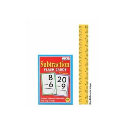 Educational Subtraction- Group games Flash Card- Large, durable card- 40 Cards