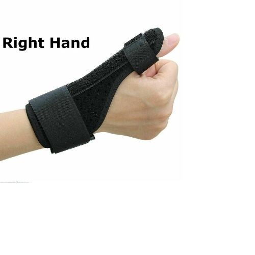 Thumb Brace Splint Hand Wrap Support with Adjustable Wrist Strap Sport Arthritis