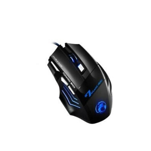 Gaming Mouse USB Optical 5500 Dpi LED 7 Buttons Wired Mice for Gamer Computer