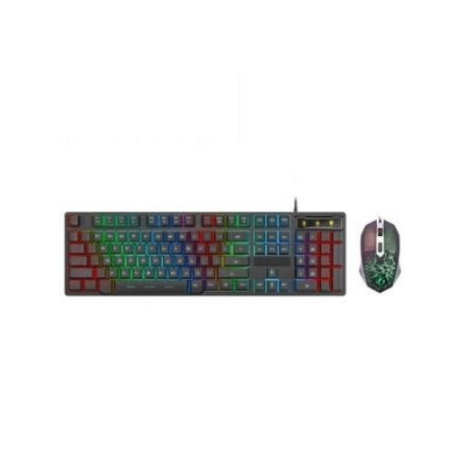 Wired Gaming Keyboard and Mouse Combo Ergonomic Design USB Color Backlight