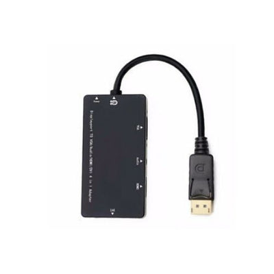 4 in 1 Display Port DP to VGA HDMI DVI Audio Adapter Cable Converter For PC