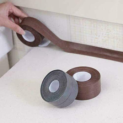 Kitchen Tape Self Caulk Waterproof Sealing Bathtub Tape with 2 Caulking Tools