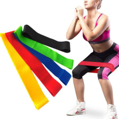 Simplify Yoga Resistance Loop Power Bands Setof 5 strength For Exercise Workout