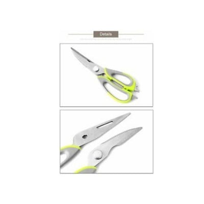 6 In 1 Multinational Kitchen Scissor - Heavy Duty Steel Shears For Household