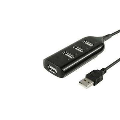 USB 2.0 HUB External 4 Port W/ Cable For Laptop Imac