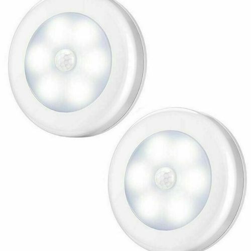 2PCS Motion Indoor Wall light with 6 LED Lights Inside Motion Sensor Night Light