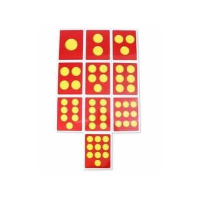 Discover Numbers Flash Cards Education Game and Puzzle 36 Piece (Multicolor)