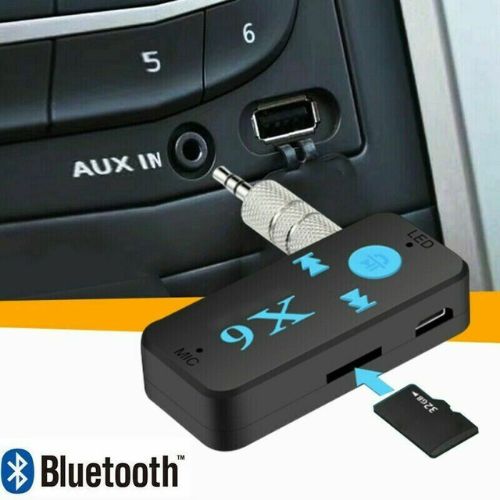 X6 Wireless Bluetooth 4.1 3.5mm AUX Audio Stereo Music Car Receiver Adapter US