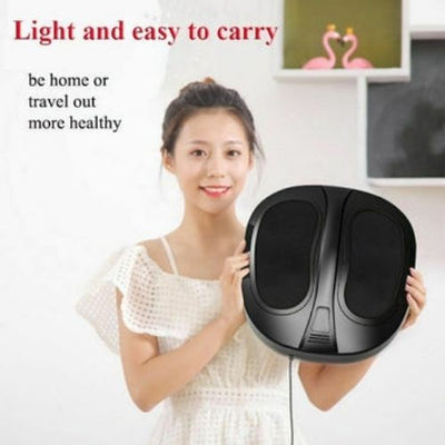 Power Legs Vibration Plate Foot Massager Platform with Rotating Acupressure Head