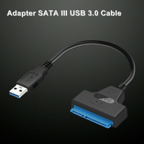 USB 3.0 to SATA 2.5" Hard Drive HDD SSD Adapter Converter Cable 22Pin UASP