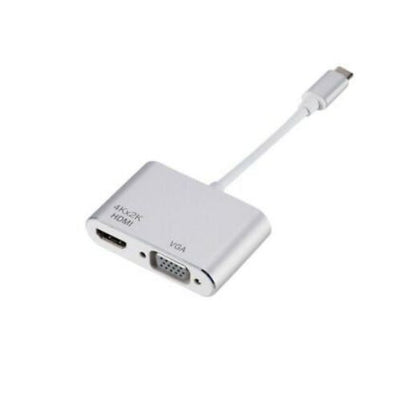 USB-C to HDMI / VGA Converter Adapter 4K Screen Mirror Extend Graphics Card