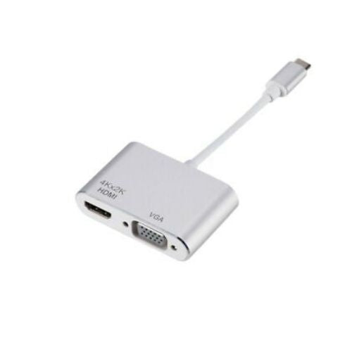 USB-C to HDMI / VGA Converter Adapter 4K Screen Mirror Extend Graphics Card