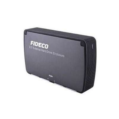 FIDECO USB 3.0 2.5 / 3.5 inch SATA Black Hard Drive Enclosure with Cooling Fan