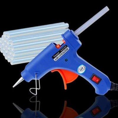 Electric Hot Melt Glue Gun Trigger Adhesive Sticks Craft DIY Hobby Repair CA