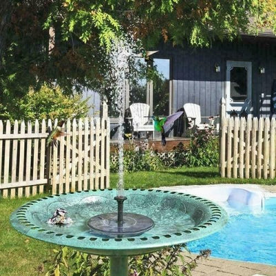 Solar Garden Outdoor Fountain Water Pump for Bird Bath Water Pump Garden Pool