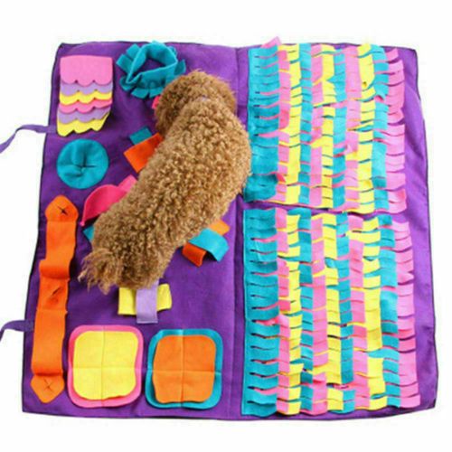 Pet Dog Sniffing Mat Find Food Training Blanket Play Toys Dog Mat For Relieve CA