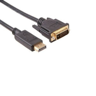 DisplayPort DP to DVI Male to Male Adapter Cable Cord Convertor 3Ft 1M New