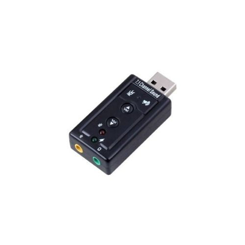 Mini USB 2.0 3D Virtual 7.1 Channel External Audio Music Sound Card Adapter