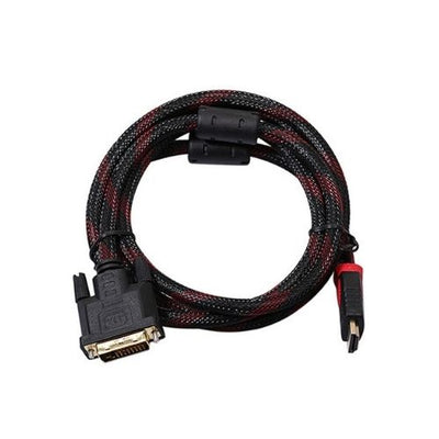 New HDMI to DVI Cable Male to Male DVI-D 24+1Pin Gold Plated Video Adapter Cable