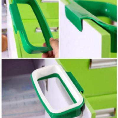 New Garbage Bag Holder Hanging Kitchen Cabinet Tailgate Stand Storage Trash Rack