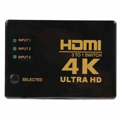 3 Port HDMI Splitter Switch Selector Switcher +Remote 1080p For HDTV/PS3/SKY/STB